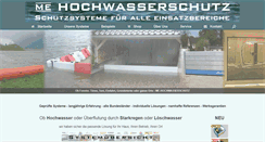 Desktop Screenshot of me-hochwasserschutz.at