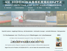 Tablet Screenshot of me-hochwasserschutz.at